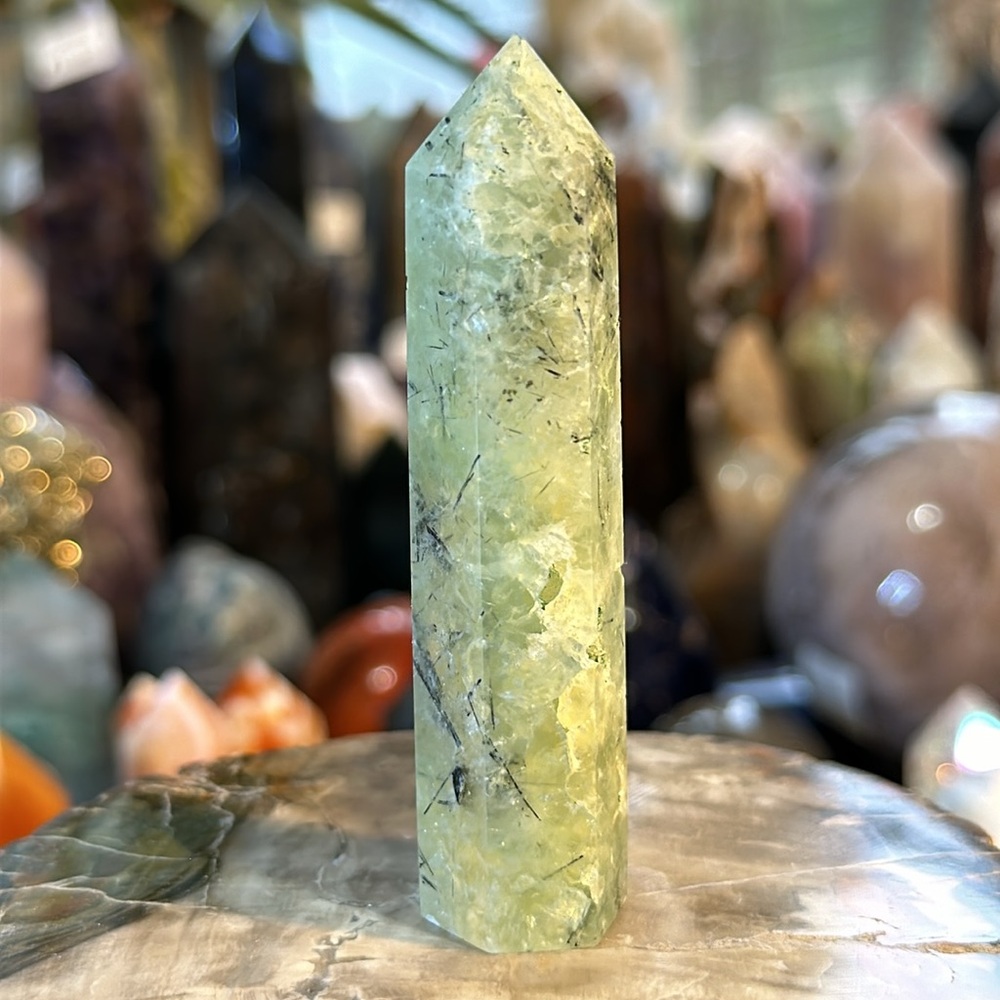 Prehnite Crystal Point! - Picture 3 of 11